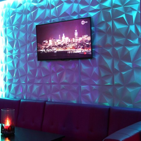 Panneau mural 3d Diamond, en forme de diamant, moderne, unique, original en  3D. Effet garanti pour vos murs.