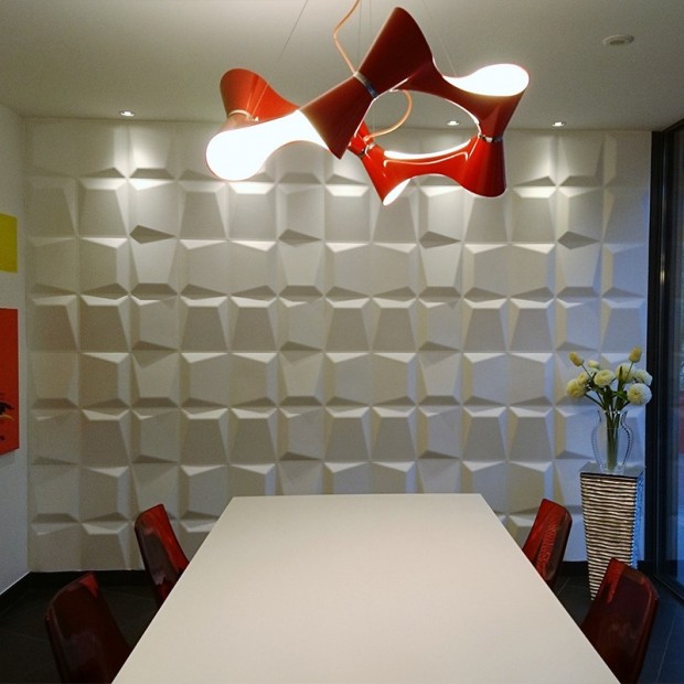 Panneau Mural Décoratif Intérieur : un Revêtement Mural pour une deco  design de salon, chambre - 3D WallArt
